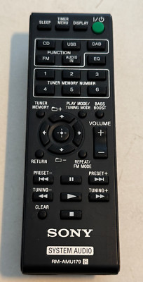 Original SONY Fernbedienung RM-AMU179 System Audio Remote Control