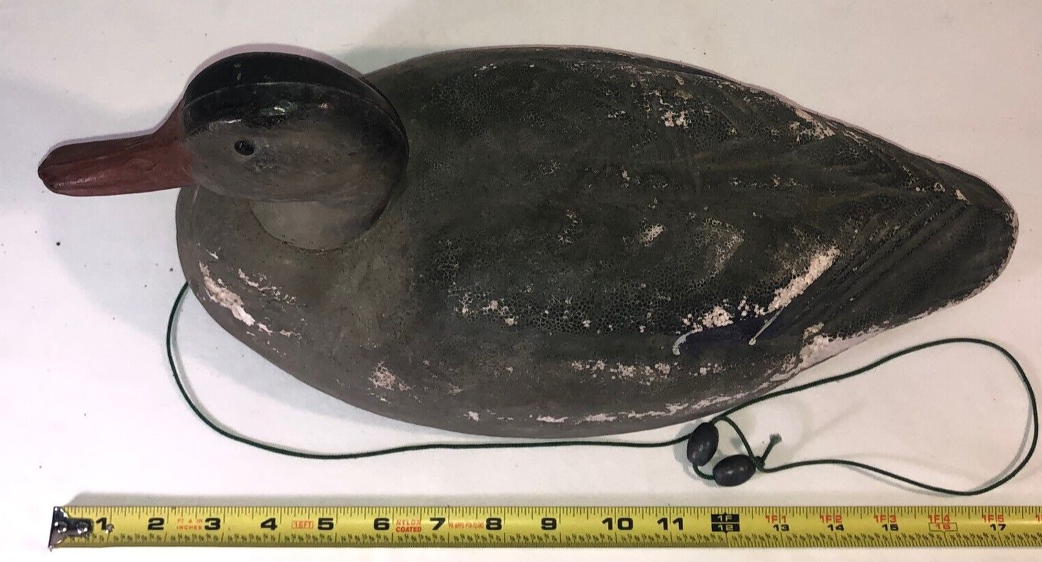 Vintage Weighted Styrofoam Mallard Duck Decoys w/Swivel Heads 2 Hens