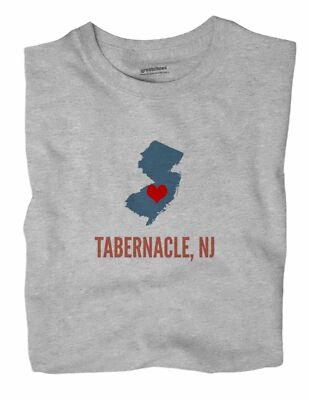 Tabernacle New Jersey NJ T-Shirt HEART