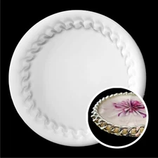 CHAIN Edge Coaster Silicone Mold AU