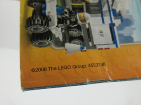 2008 LEGO 7741 City Police Helicopter instruction manual only