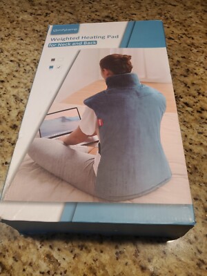 Comfytemp Weighted Heating Pad for Back Pain Relief 22''x33'' XXL Large Electri...