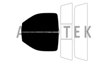 PreCut Film Front 2 Door Windows Any Tint Shade For Ram 3500 Standard 2010-2018