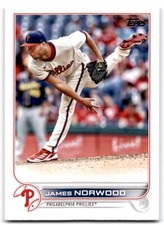 2022 Topps Update James Norwood Philadelphia Phillies