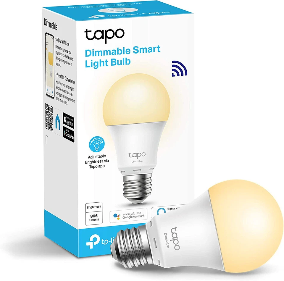 4ER TP-Link Tapo L510E-L520E-L530E-KL110 Smart Leuchtmittel E27 WiFi Birne Lampe - Bild 4 von 4