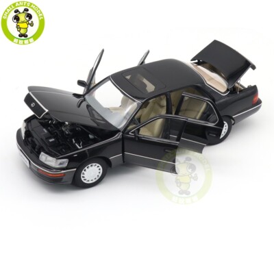 トヨタ 初代 LEXUS LS-400 ミニカー 1/18 黒 1/18 Toyota Lexus LS 400 LS400 First Generation Diecast Model Car