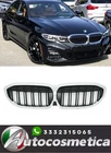 Double Kidney GRILL FOR BMW 3 Series G20 G21 19-22 Mask Black Polished Chrome