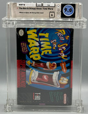 Ren & Stimpy Show Time Warp Super Nintendo SNES Sealed New WATA 9.0 A Graded