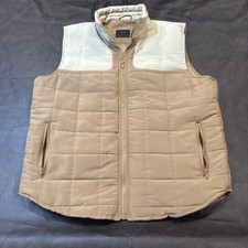 Nomad Mens Brown outdoor Vest Full Zip Size L