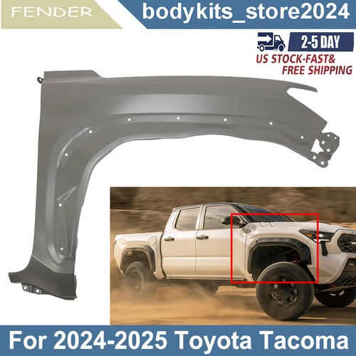 Front Right Passenger Side Fender For 2024-2025 Toyota Tacoma Replacement