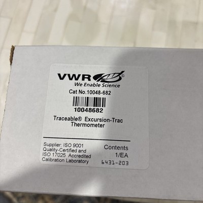 VWR Excursion-Trac Temperature Datalogging Refrigerator/Freezer w/Alarm W/probes