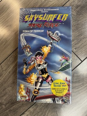 Skysurfer Strike Force Titan of Terror VHS Sealed Animated Rare Vintage 90s