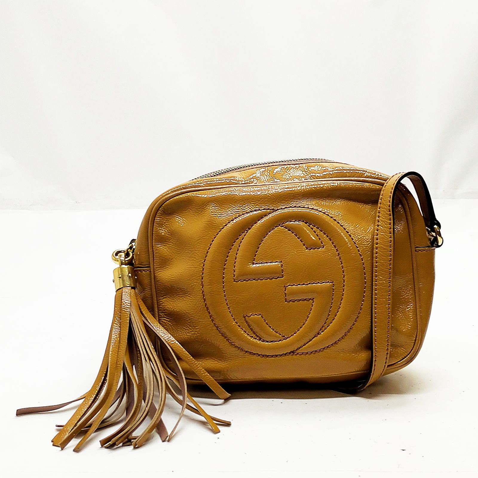 Gucci Brown Patent Leather Crossbody Bag 4484486-image
