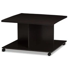 Bowery Hill Contemporary Coffee Table in Wenge Brown