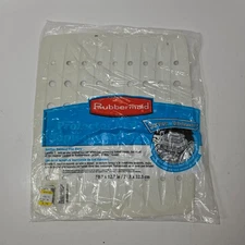 Vintage 2000 Rubbermaid Sink Mat #1291 Bisque Off White  10.7" x 12.7"