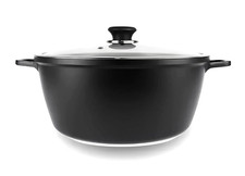 Non Stick Die Cast Aluminium Deep Casserole Soup, Stew Stock Pot Induction Base