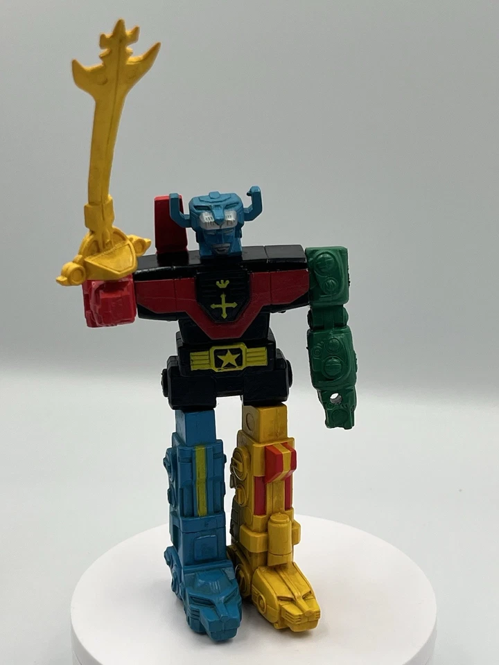 "Figura de goma VOLTRON LION FORCE de colección LJN Toys años 80 5"" con espada ver de colección" Foto 3 de 4