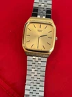 🤩🤩Rare Luxury Vintage GoldPlated Tank SEIKO Men Watch 🤩🤩26205499