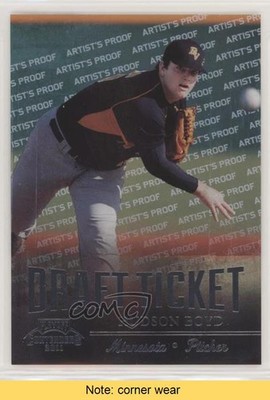 2011 Playoff Contenders Draft Tickets Artist's Proof 42/49 Hudson Boyd READ gl5