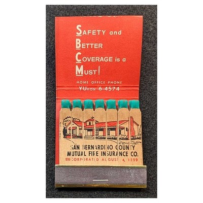 Full Book Feature Matchbook San Bernardino County Mutual Fire Insurance Co