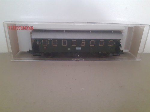Fleischmann 5076 K DB III Donnerbüchse Bi 2. Kl. grün H0/DC - OVP, Roco-KK | Condition: Neu