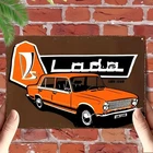 Tin Metal Signs Home Décor Vintage LADA 1200 Car Wall Art Retro / Classic Auto L
