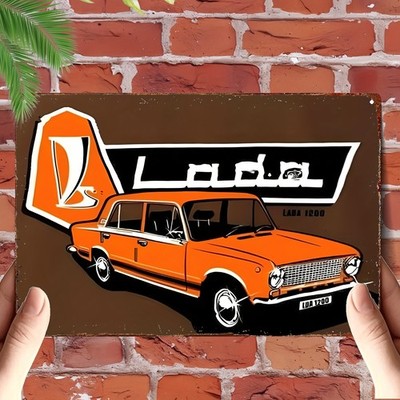 Tin Metal Signs Home Décor Vintage LADA 1200 Car Wall Art Retro / Classic Auto L