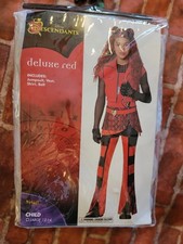 Descendants The Rise of Red Kids Red Deluxe Jumpsuit Costume Size L 12/4 12 14