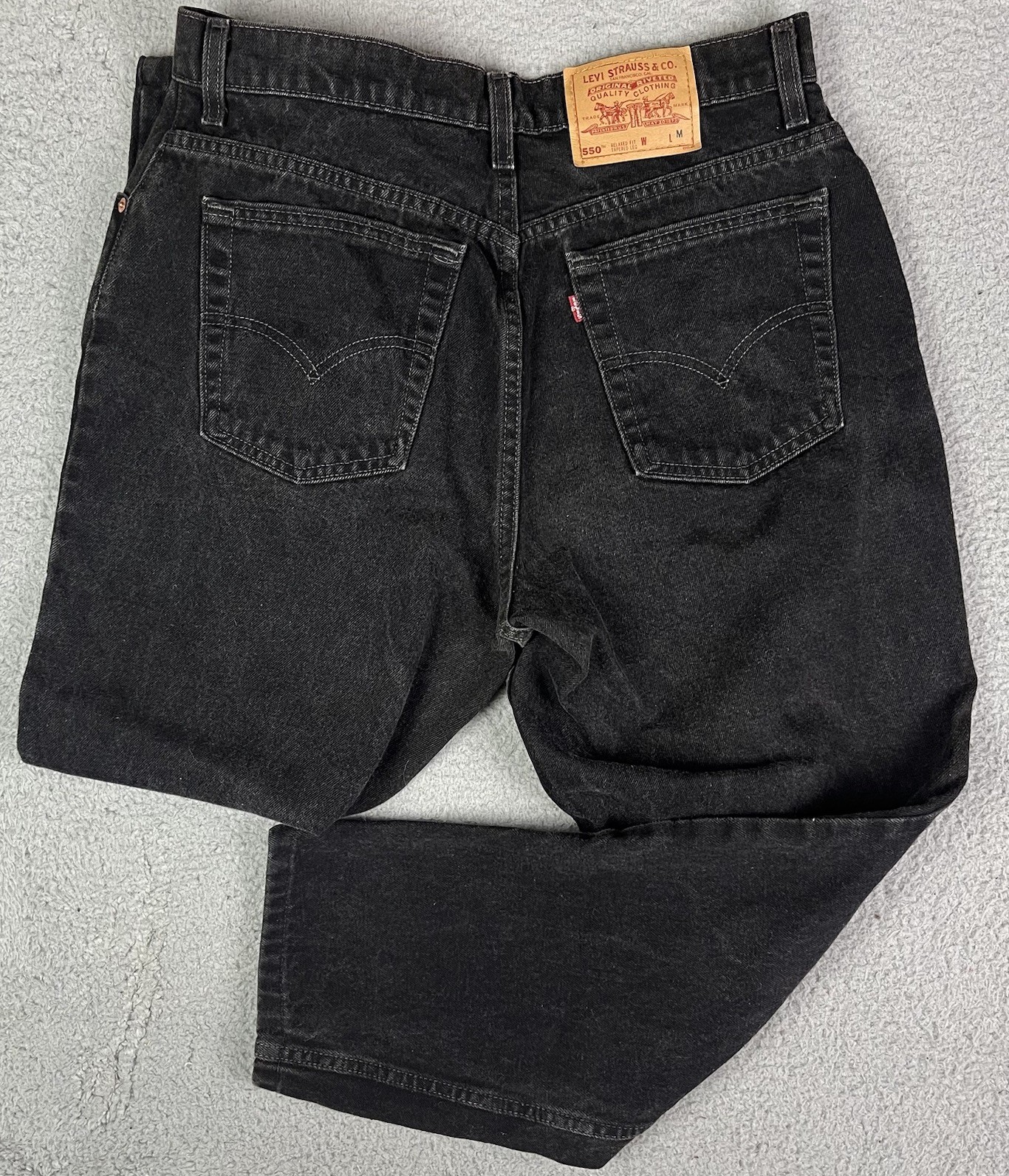 Vintage 90s Levi’s 550 Jeans Women’s Size 16 Relaxed Fit Tapered Leg Made In USA