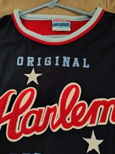 Vintage Platinum Fubu Harlem Globetrotters T-Shirt Embroidered Sz XXL Mens