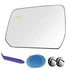 Driver Side Mirror Glass Compatible with GMC Driver - Heated Blind Spot