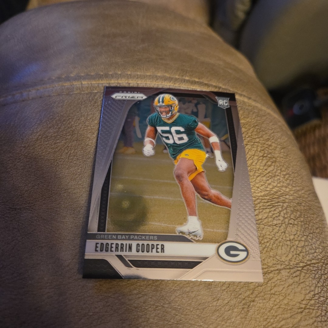 2024 Panini Prizm Football Edgerrin Cooper Base Rookie Card #331 Packers
