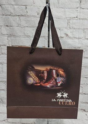 La Martina Cuero Small Paper Shopping Bag / Gift Bag
