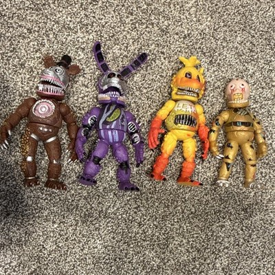 Five Nights at Freddy's Freddy Fazbear Bonnie Chica Mixed Lot Action Figures 4