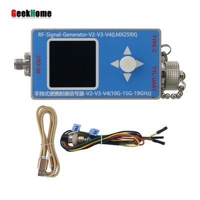 RF-Signal-Generator-V4 (10M-19GHz) with Type-C Cable and Communication Cable