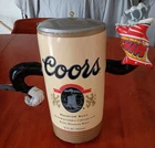 Coors Original Inflatable Beer Can Vintage 1994 Blow up Beer B Que w/Chips!