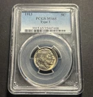 1913 Type 1 Buffalo Nickel — PCGS MS65
