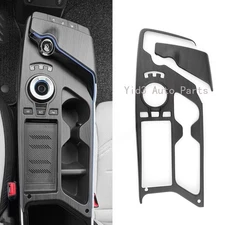 Wood Grain Matte Center Console Gear Shift Lever Panel Cover For Kia EV6 2022-25