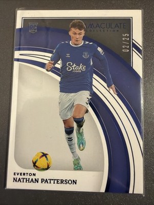 2022-23 - PANINI - IMMACULATE COLLECTION - NATHAN PATTERSON - EVERTON - ROOKIE - 02/25