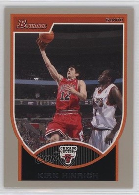 2007-08 Bowman Draft Picks & Stars Silver 42/199 Kirk Hinrich #86 1dn