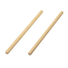 2 PCS Solid Bamboo Massage Stick Set for Body Shaping, Roller Stick, Guasha S...