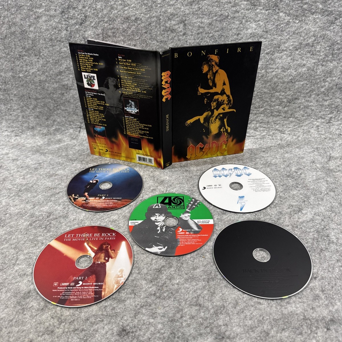 AC/DC : Bonfire CD Box Set 5 discs (2011) READ DESCRIPTION | eBay