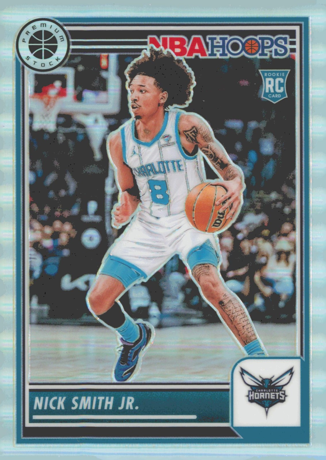 2023-24 Hoops Premium Stock #31 Nick Smith Jr. Silver Prizm
