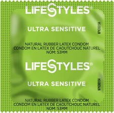LifeStyles Ultra Sensitive Condoms Bulk 50 per Pack