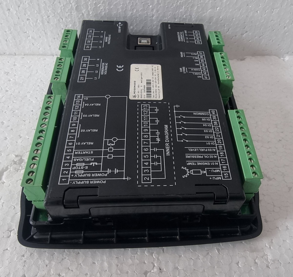WOODWARD EASYGEN 1600 CONTROLLER PART NUMBER : 8440-3004 REV