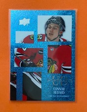 2024-25 Upper Deck Series 1 Connor Bedard UD Portraits Blue Speckled #P-15