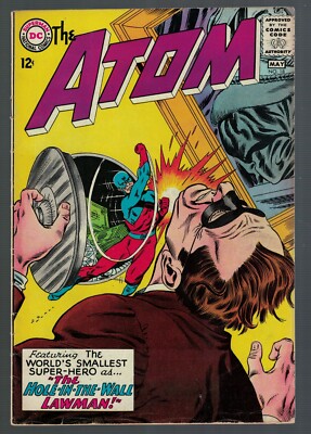 Dc Comics Atom 18 1965 FN- 5.5  justice league Lawyer in the hole in the Wall 