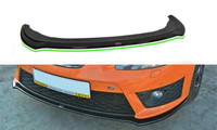 Cup Spoilerlippe Schwarz FüR Seat Leon 1P Cupra Front Spoiler Schwert Splitter