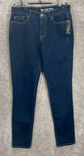Gap Jeans Womens 8/29 L Blue 1969 Measures 30X31 Always Skinny Mid Rise Dark NWT