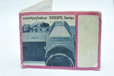 Mamiya Sekor 500DTL 35mm Film Camera Instruction Manual / User's Guide